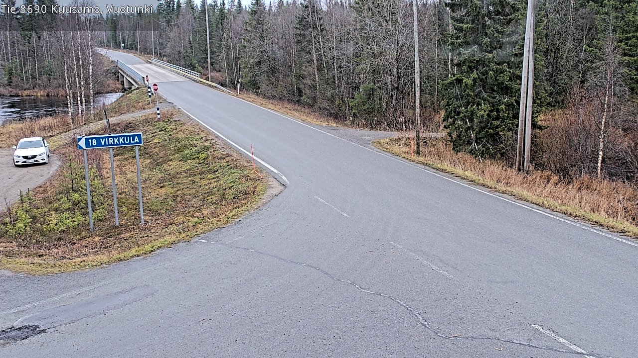 Kelikamerat Kuva Tie 8690 Kuusamo, Vuotunki, Kuusamo, Pohjois-Pohjanmaa