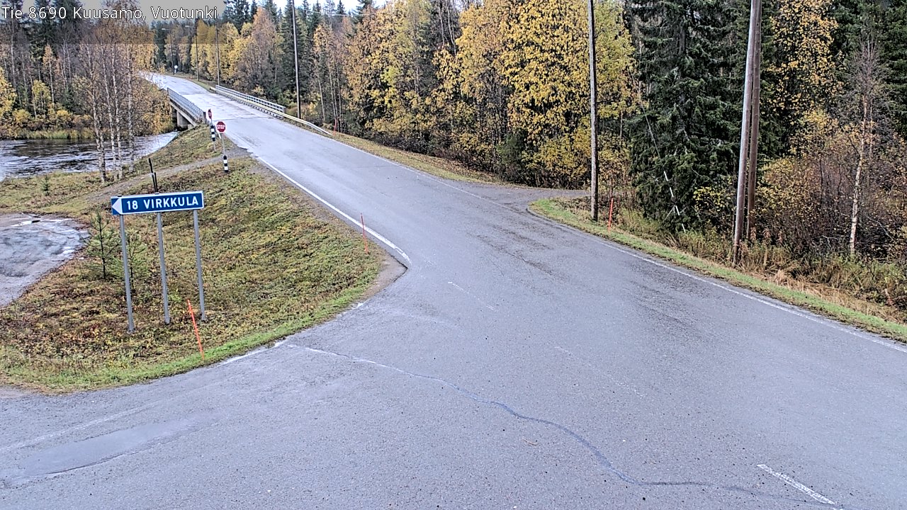 Kelikamerat Kuva Tie 8690 Kuusamo, Vuotunki, Kuusamo, Pohjois-Pohjanmaa