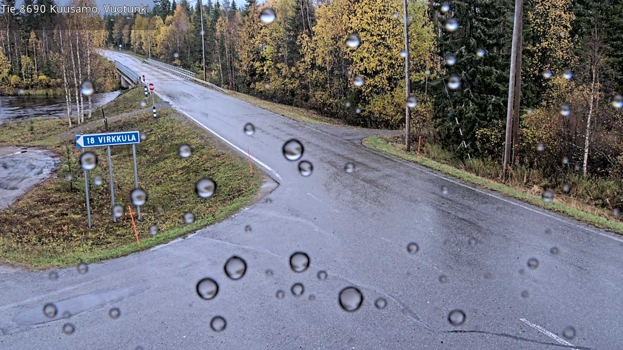Kelikamerat Kuva Tie 8690 Kuusamo, Vuotunki, Kuusamo, Pohjois-Pohjanmaa