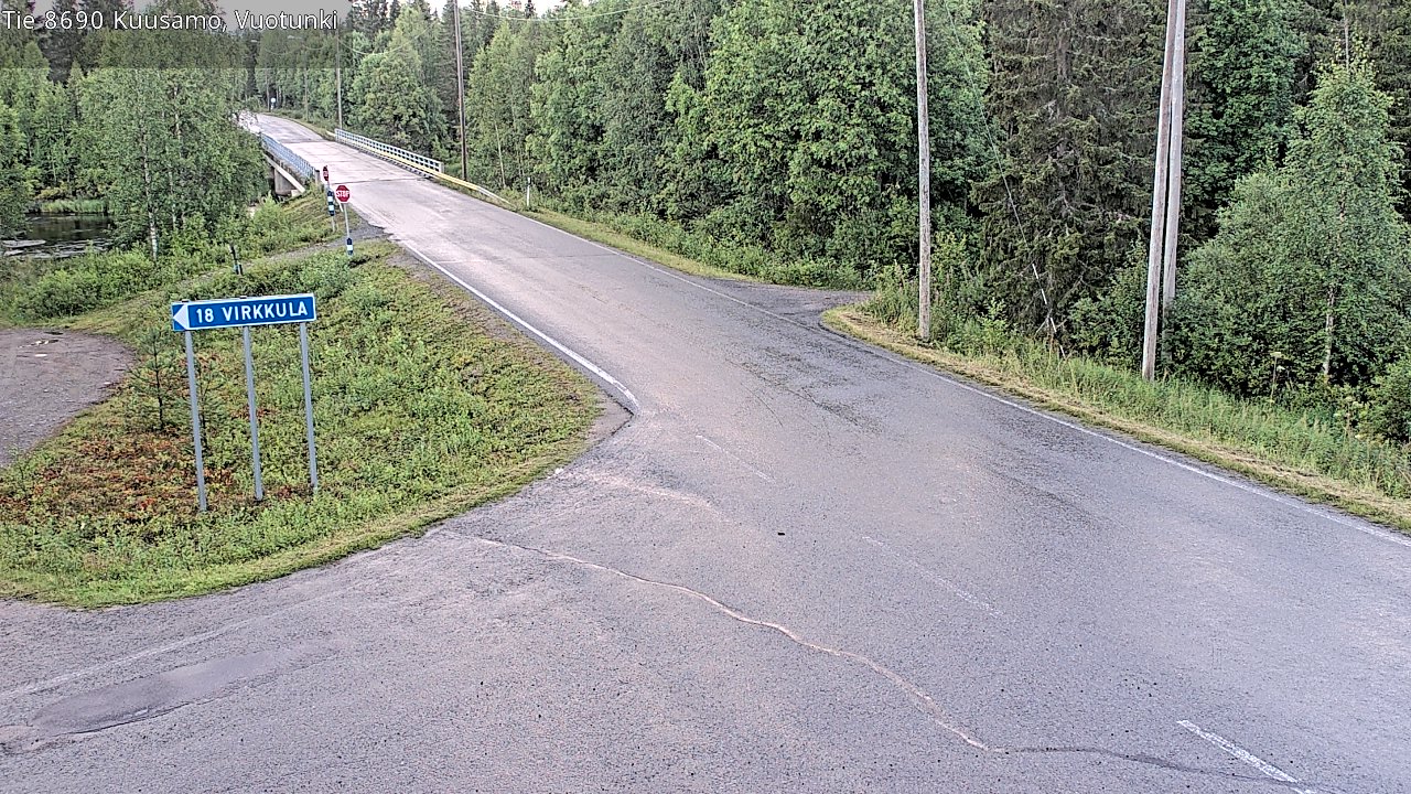 Kelikamerat Kuva Tie 8690 Kuusamo, Vuotunki, Kuusamo, Pohjois-Pohjanmaa