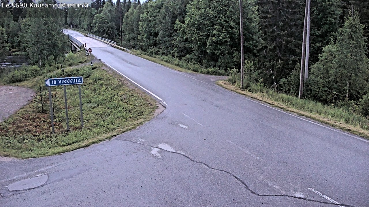 Kelikamerat Kuva Tie 8690 Kuusamo, Vuotunki, Kuusamo, Pohjois-Pohjanmaa