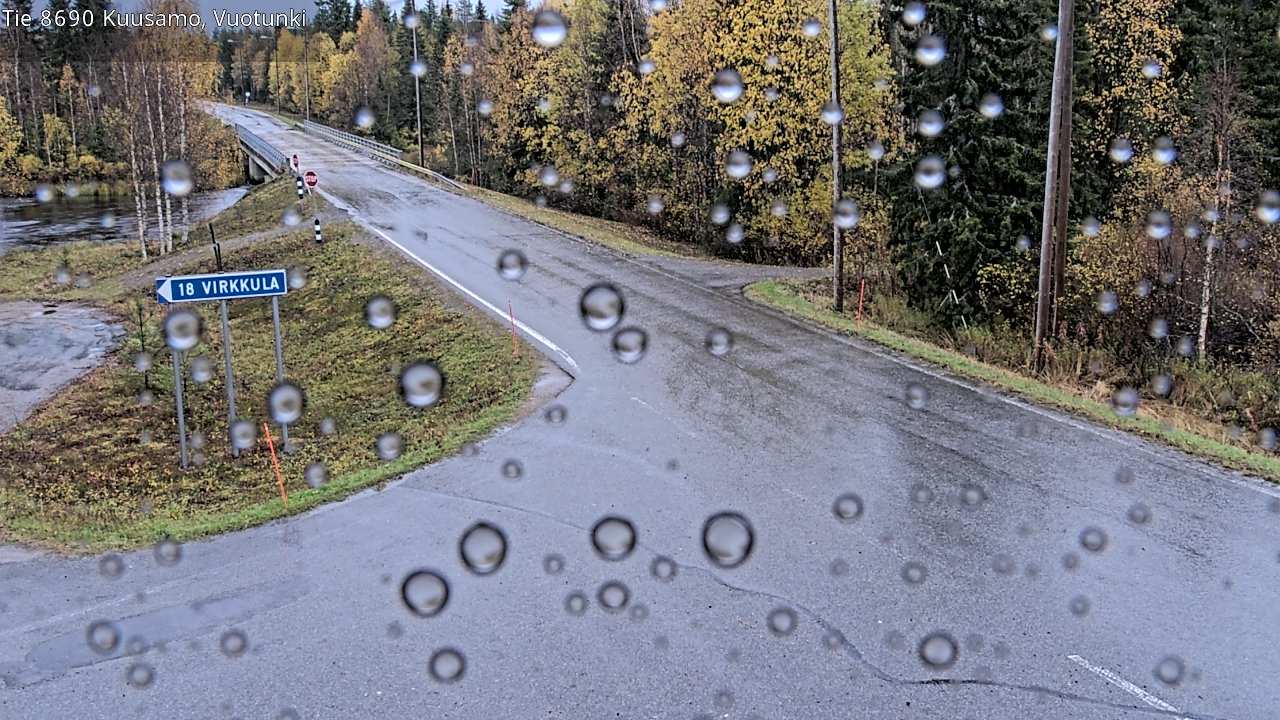 Kelikamerat Kuva Tie 8690 Kuusamo, Vuotunki, Kuusamo, Pohjois-Pohjanmaa