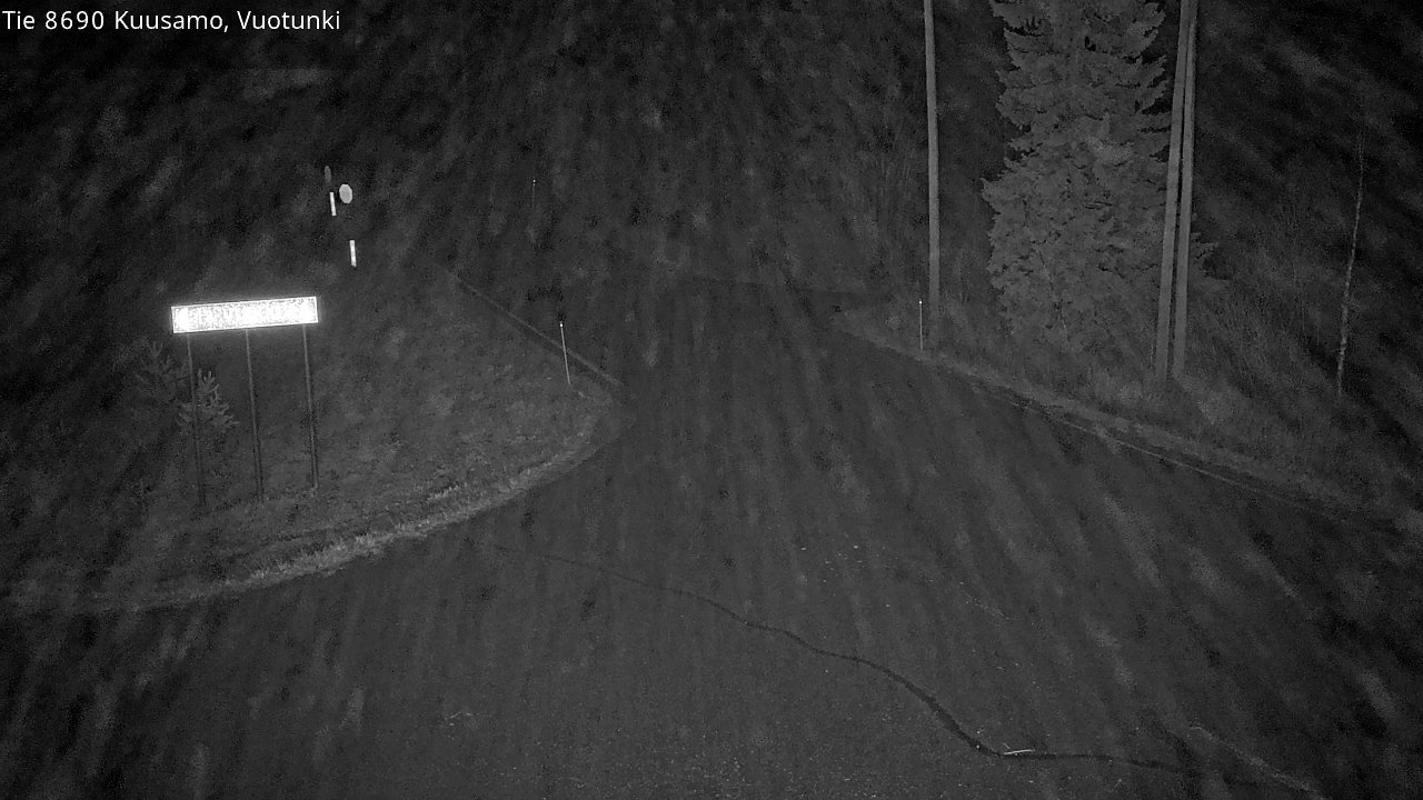 Kelikamerat Kuva Tie 8690 Kuusamo, Vuotunki, Kuusamo, Pohjois-Pohjanmaa