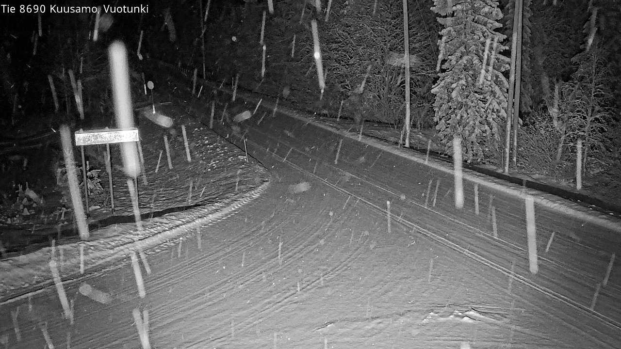 Kelikamerat Kuva Tie 8690 Kuusamo, Vuotunki, Kuusamo, Pohjois-Pohjanmaa