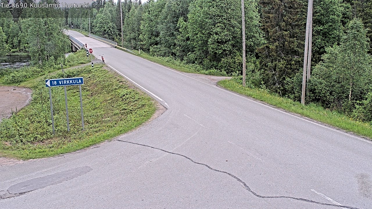 Kelikamerat Kuva Tie 8690 Kuusamo, Vuotunki, Kuusamo, Pohjois-Pohjanmaa