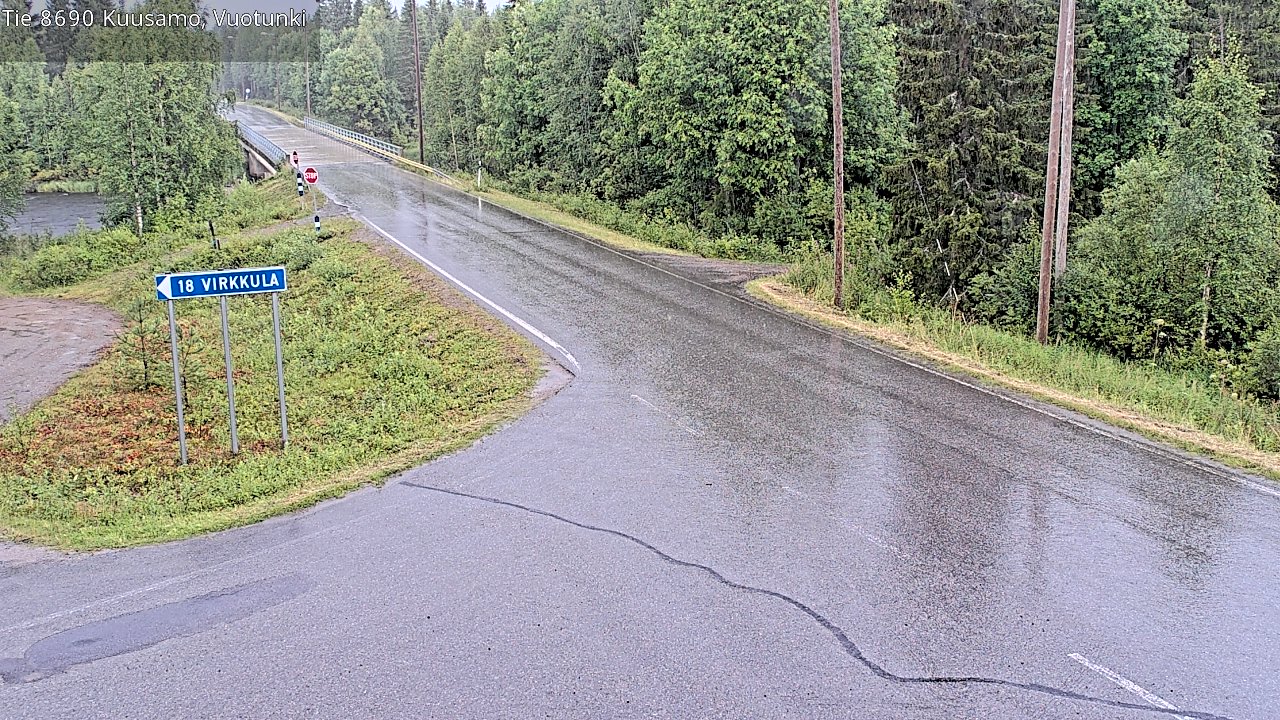 Kelikamerat Kuva Tie 8690 Kuusamo, Vuotunki, Kuusamo, Pohjois-Pohjanmaa
