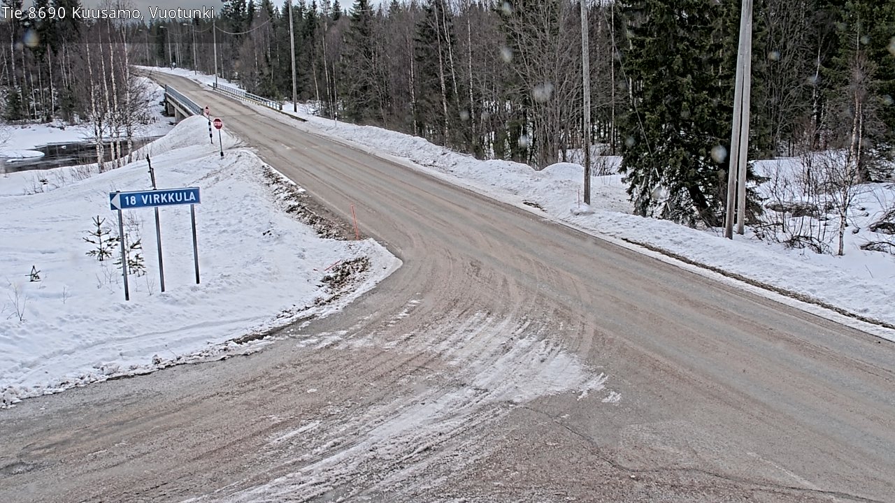 Kelikamerat Kuva Tie 8690 Kuusamo, Vuotunki, Kuusamo, Pohjois-Pohjanmaa