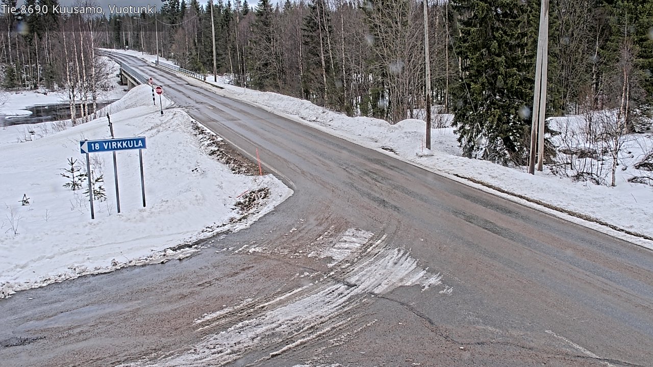 Kelikamerat Kuva Tie 8690 Kuusamo, Vuotunki, Kuusamo, Pohjois-Pohjanmaa