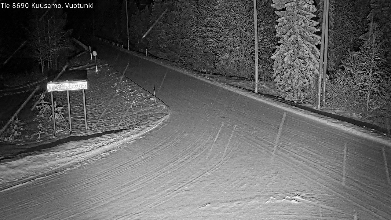 Kelikamerat Kuva Tie 8690 Kuusamo, Vuotunki, Kuusamo, Pohjois-Pohjanmaa