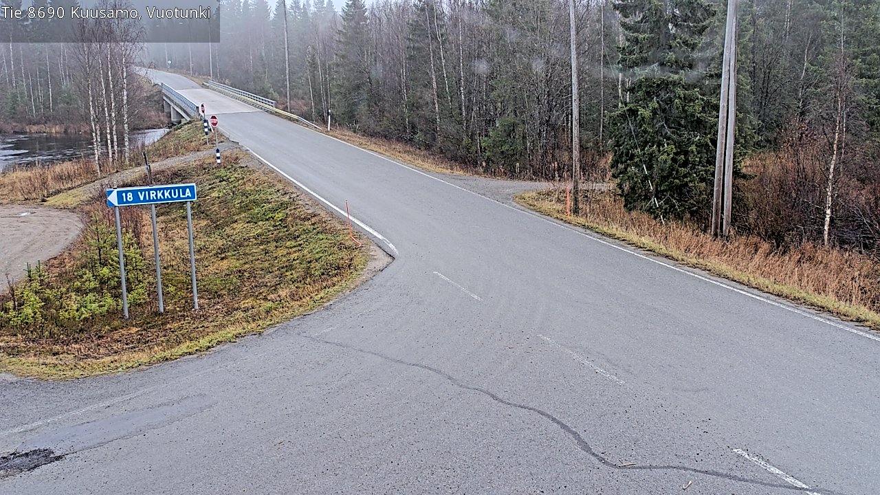 Kelikamerat Kuva Tie 8690 Kuusamo, Vuotunki, Kuusamo, Pohjois-Pohjanmaa