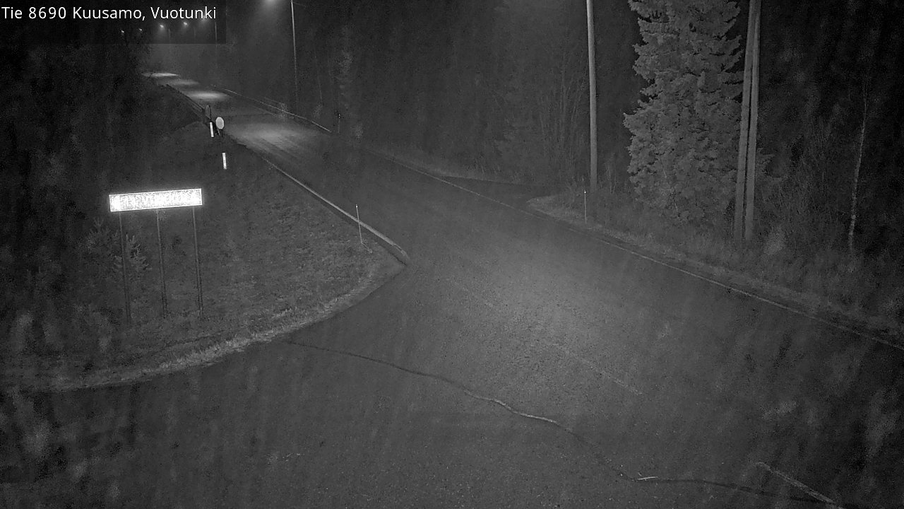 Kelikamerat Kuva Tie 8690 Kuusamo, Vuotunki, Kuusamo, Pohjois-Pohjanmaa