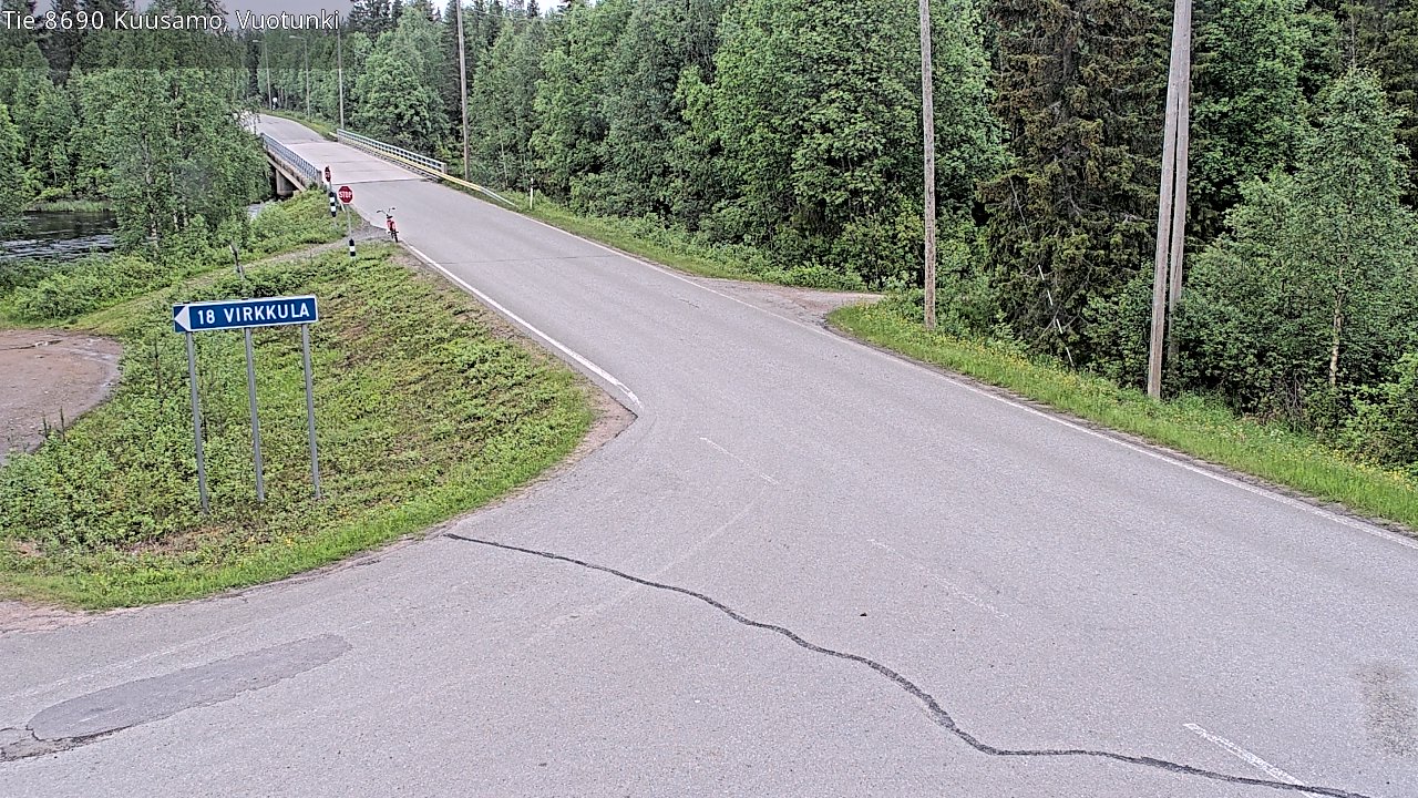 Kelikamerat Kuva Tie 8690 Kuusamo, Vuotunki, Kuusamo, Pohjois-Pohjanmaa