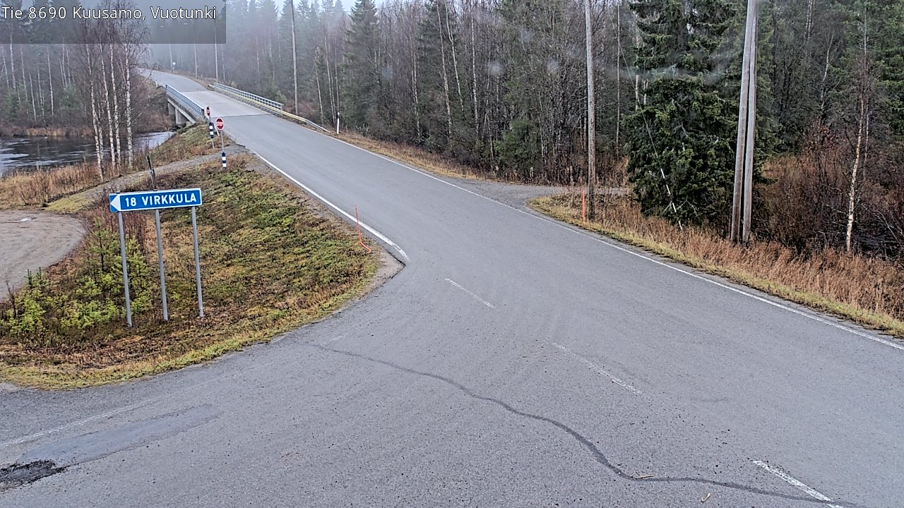 Kelikamerat Kuva Tie 8690 Kuusamo, Vuotunki, Kuusamo, Pohjois-Pohjanmaa