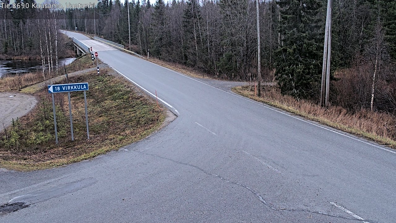 Kelikamerat Kuva Tie 8690 Kuusamo, Vuotunki, Kuusamo, Pohjois-Pohjanmaa