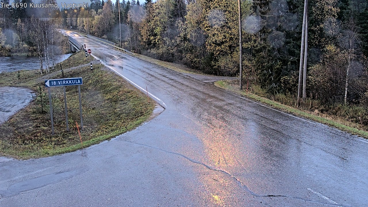 Kelikamerat Kuva Tie 8690 Kuusamo, Vuotunki, Kuusamo, Pohjois-Pohjanmaa