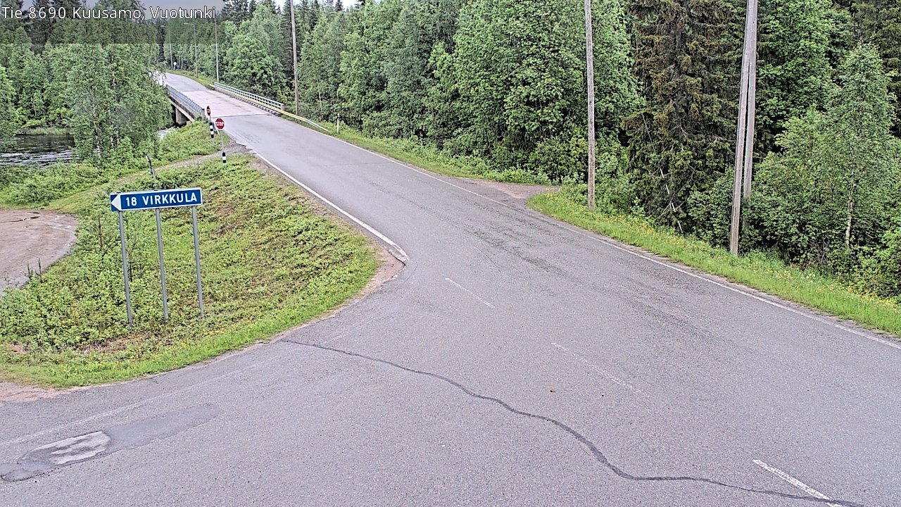 Kelikamerat Kuva Tie 8690 Kuusamo, Vuotunki, Kuusamo, Pohjois-Pohjanmaa