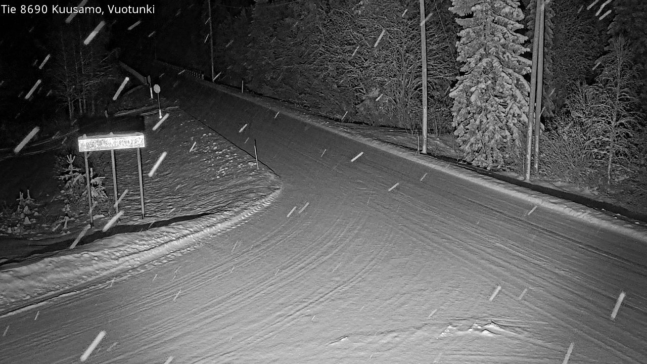 Kelikamerat Kuva Tie 8690 Kuusamo, Vuotunki, Kuusamo, Pohjois-Pohjanmaa