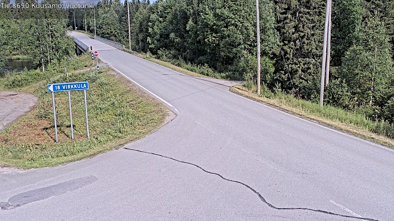 Kelikamerat Kuva Tie 8690 Kuusamo, Vuotunki, Kuusamo, Pohjois-Pohjanmaa