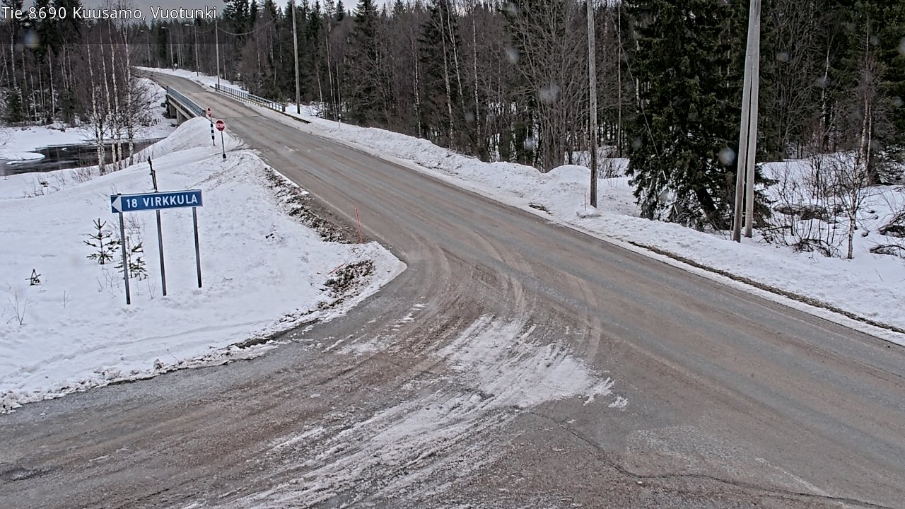 Kelikamerat Kuva Tie 8690 Kuusamo, Vuotunki, Kuusamo, Pohjois-Pohjanmaa