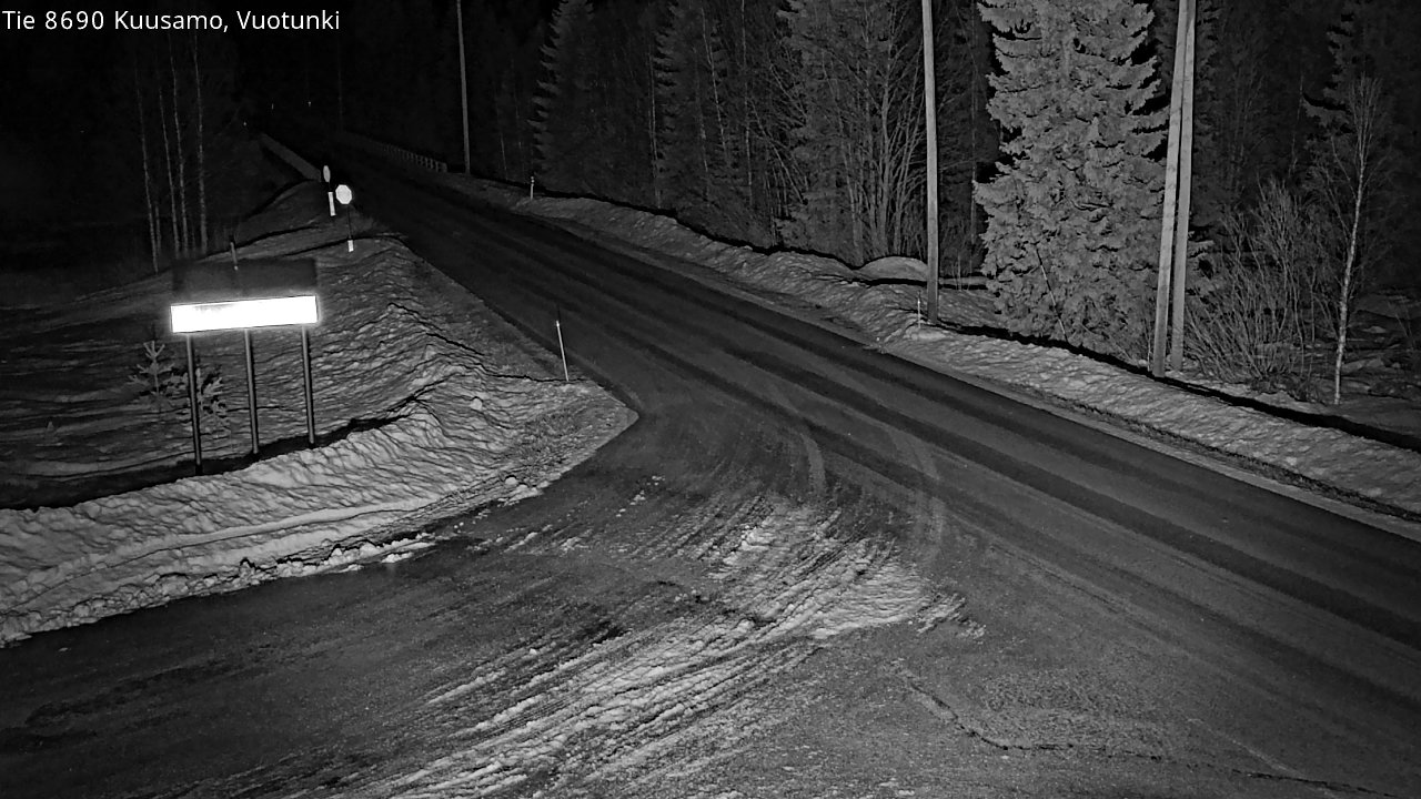 Kelikamerat Kuva Tie 8690 Kuusamo, Vuotunki, Kuusamo, Pohjois-Pohjanmaa