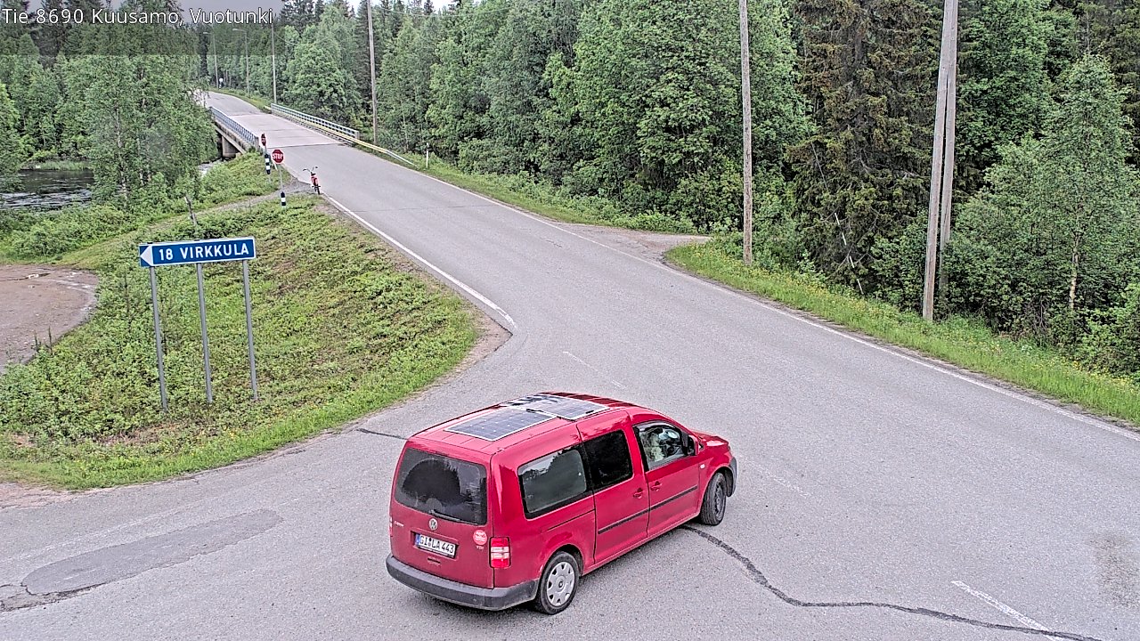 Kelikamerat Kuva Tie 8690 Kuusamo, Vuotunki, Kuusamo, Pohjois-Pohjanmaa