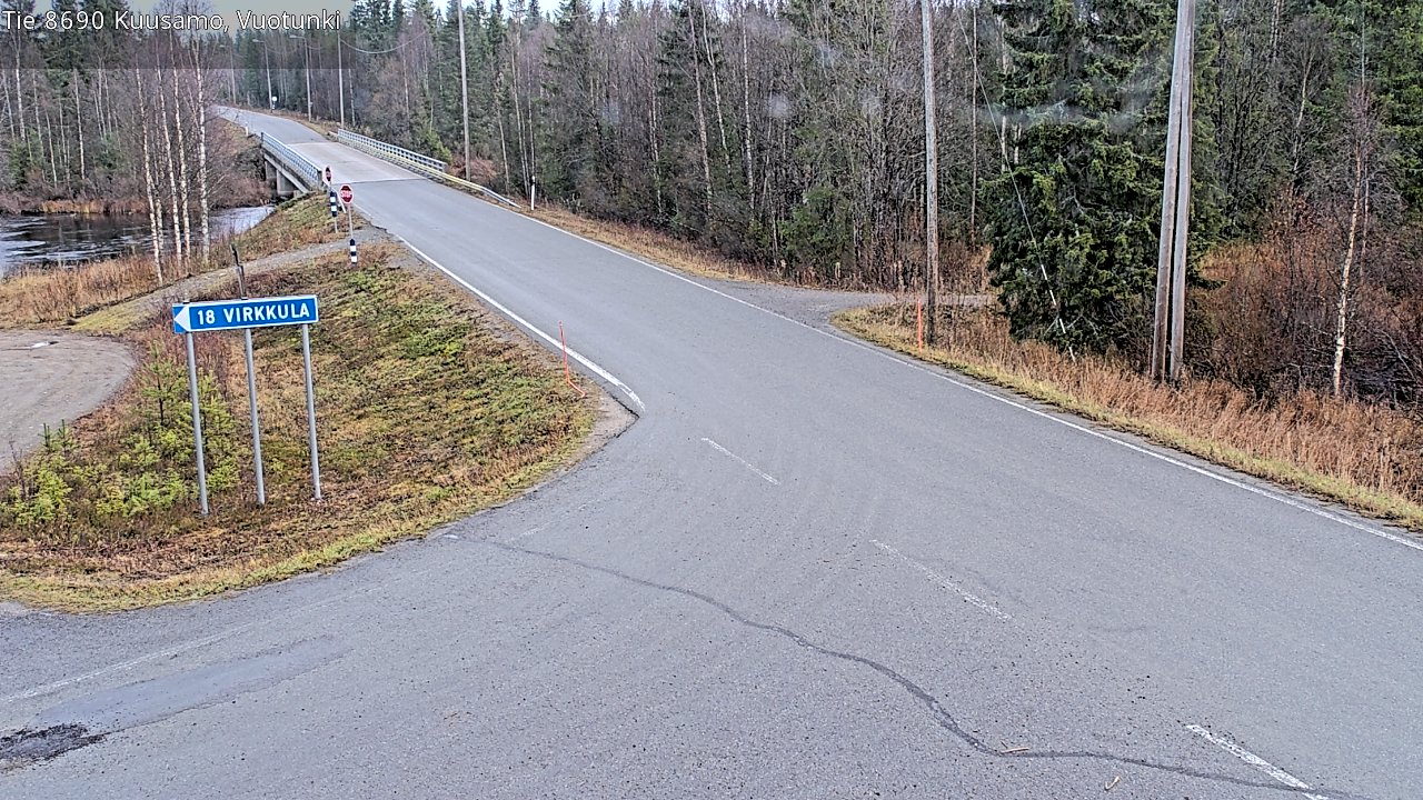 Kelikamerat Kuva Tie 8690 Kuusamo, Vuotunki, Kuusamo, Pohjois-Pohjanmaa