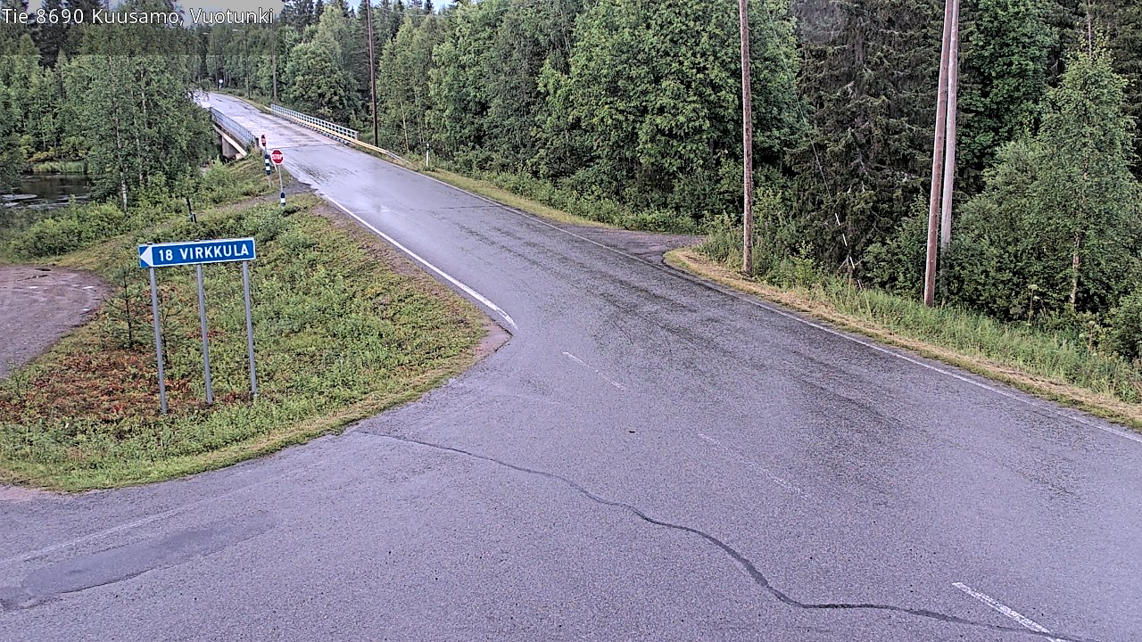 Kelikamerat Kuva Tie 8690 Kuusamo, Vuotunki, Kuusamo, Pohjois-Pohjanmaa