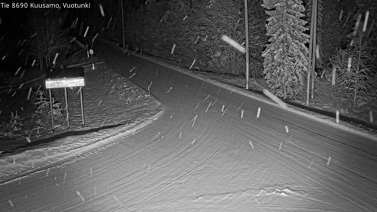 Kelikamerat Kuva Tie 8690 Kuusamo, Vuotunki, Kuusamo, Pohjois-Pohjanmaa