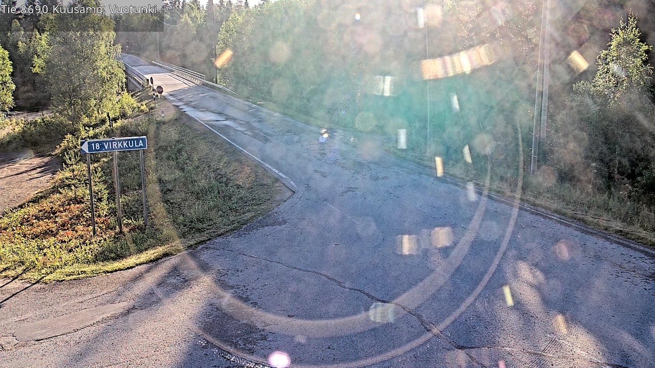 Kelikamerat Kuva Tie 8690 Kuusamo, Vuotunki, Kuusamo, Pohjois-Pohjanmaa