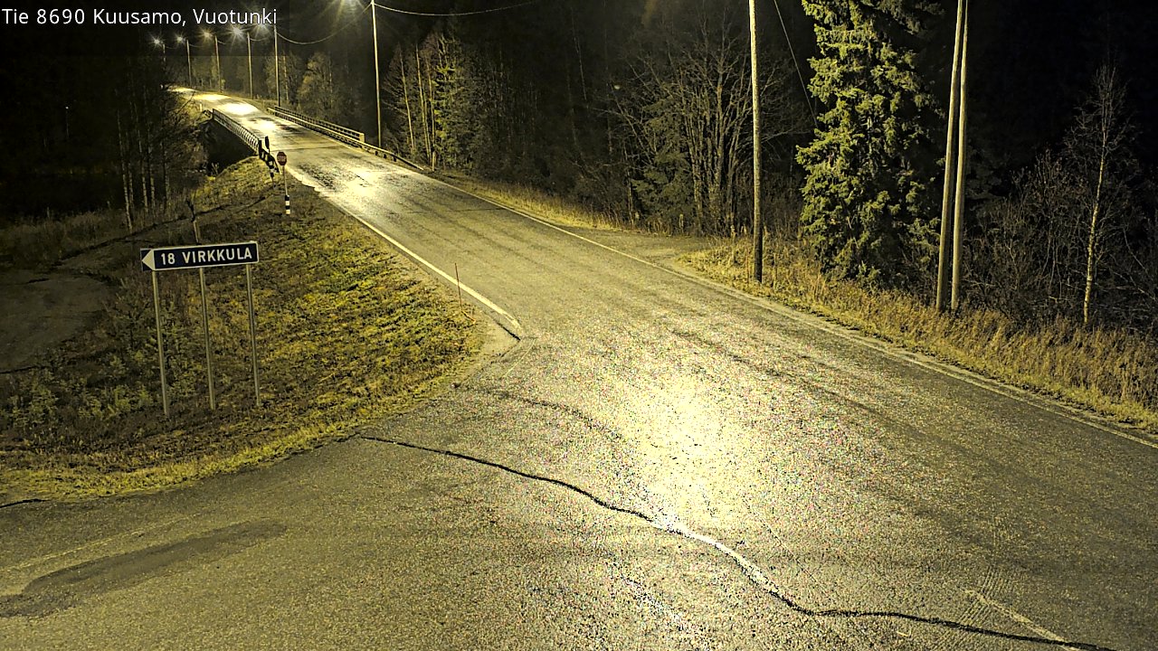 Kelikamerat Kuva Tie 8690 Kuusamo, Vuotunki, Kuusamo, Pohjois-Pohjanmaa