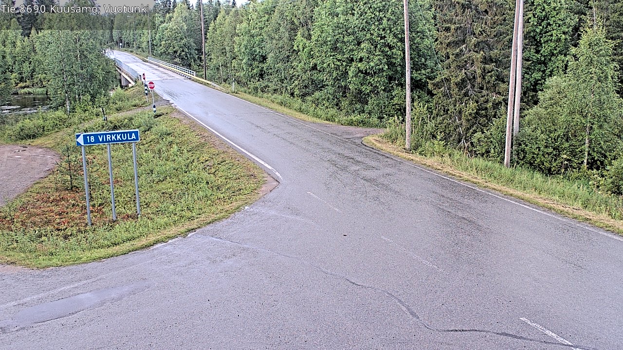Kelikamerat Kuva Tie 8690 Kuusamo, Vuotunki, Kuusamo, Pohjois-Pohjanmaa
