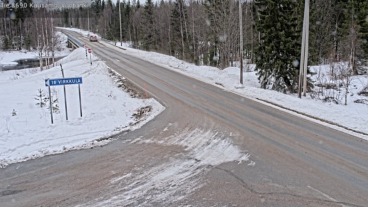 Kelikamerat Kuva Tie 8690 Kuusamo, Vuotunki, Kuusamo, Pohjois-Pohjanmaa