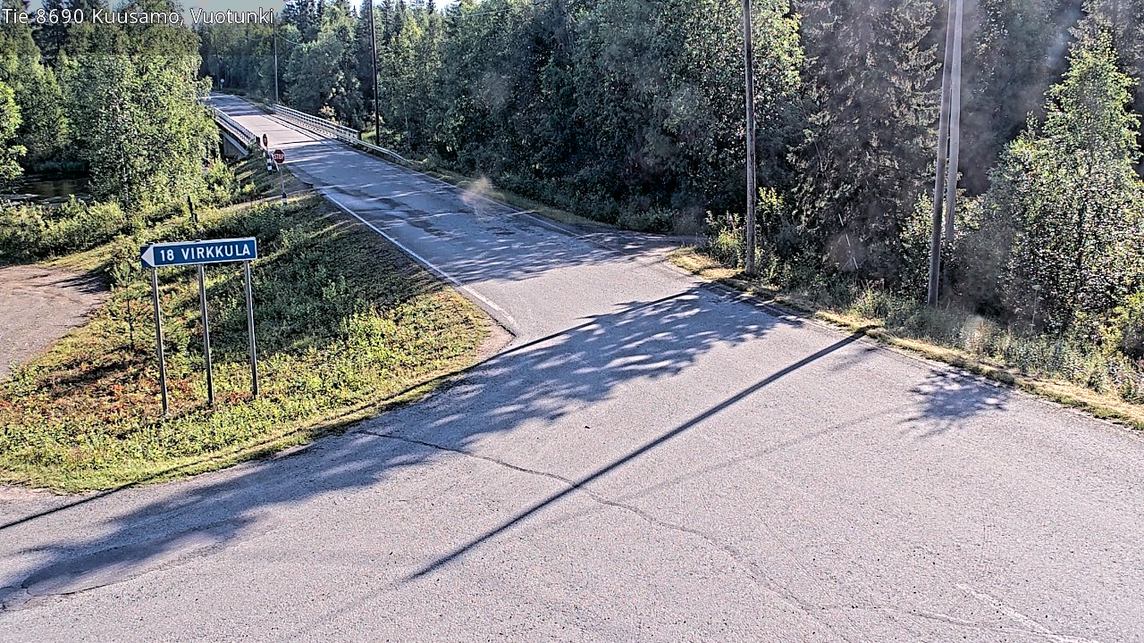 Kelikamerat Kuva Tie 8690 Kuusamo, Vuotunki, Kuusamo, Pohjois-Pohjanmaa