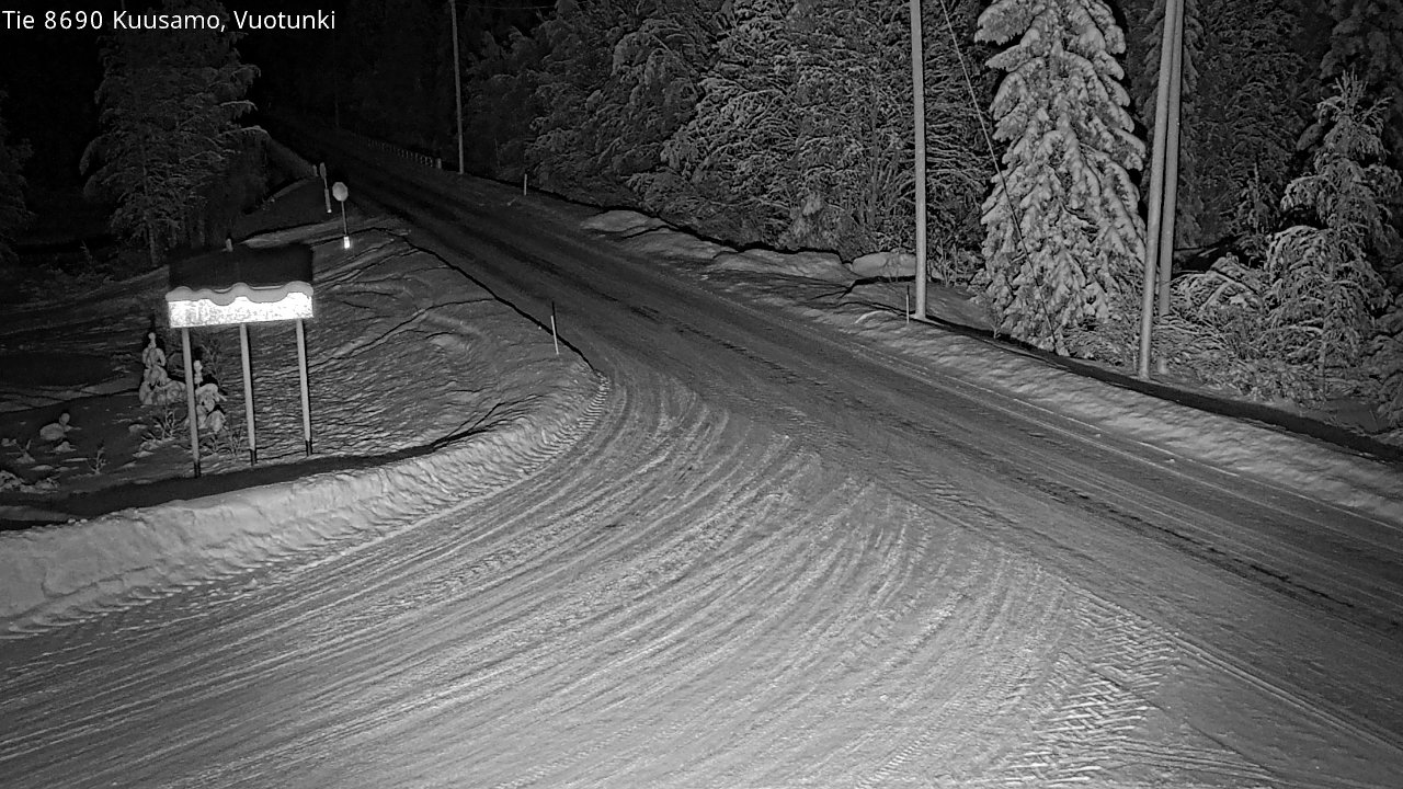 Kelikamerat Kuva Tie 8690 Kuusamo, Vuotunki, Kuusamo, Pohjois-Pohjanmaa