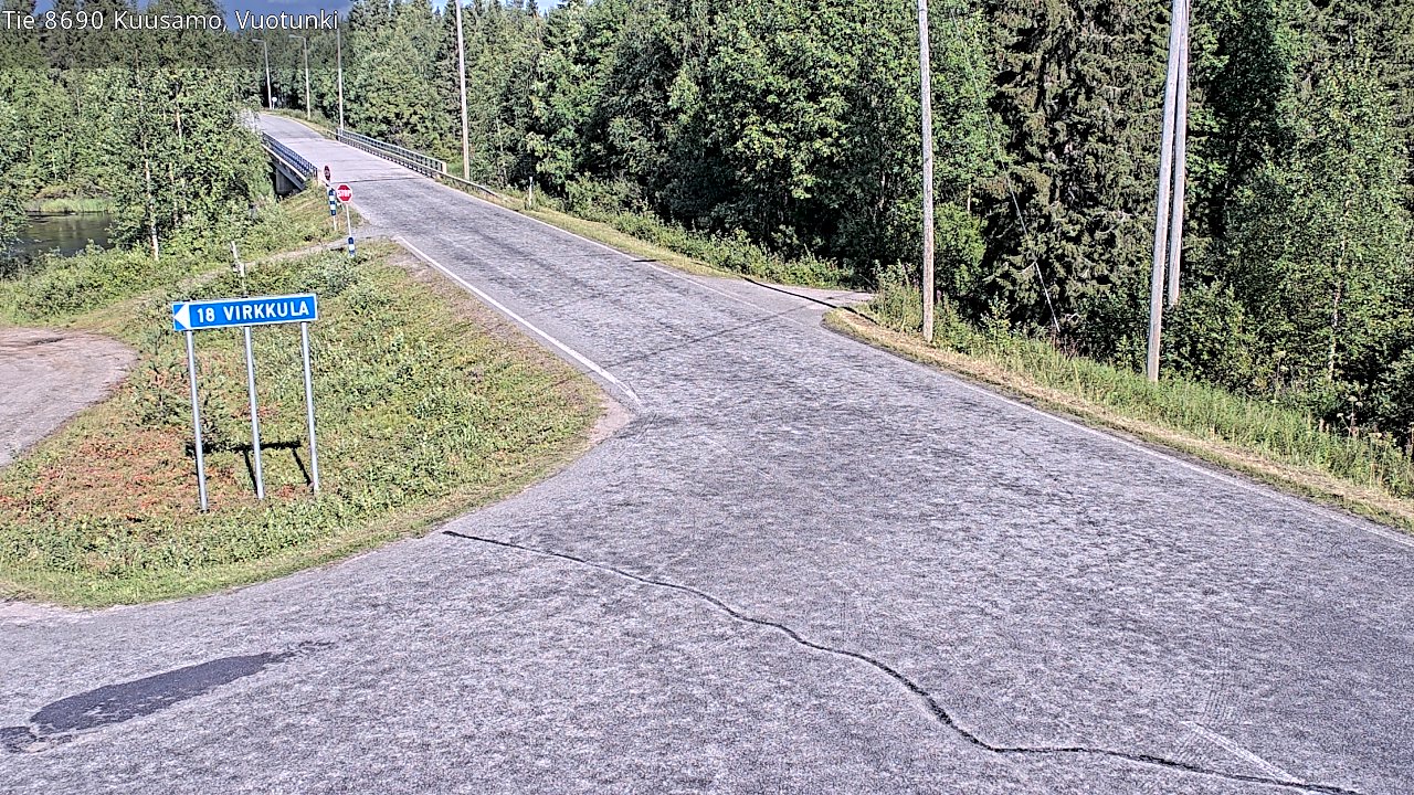 Kelikamerat Kuva Tie 8690 Kuusamo, Vuotunki, Kuusamo, Pohjois-Pohjanmaa