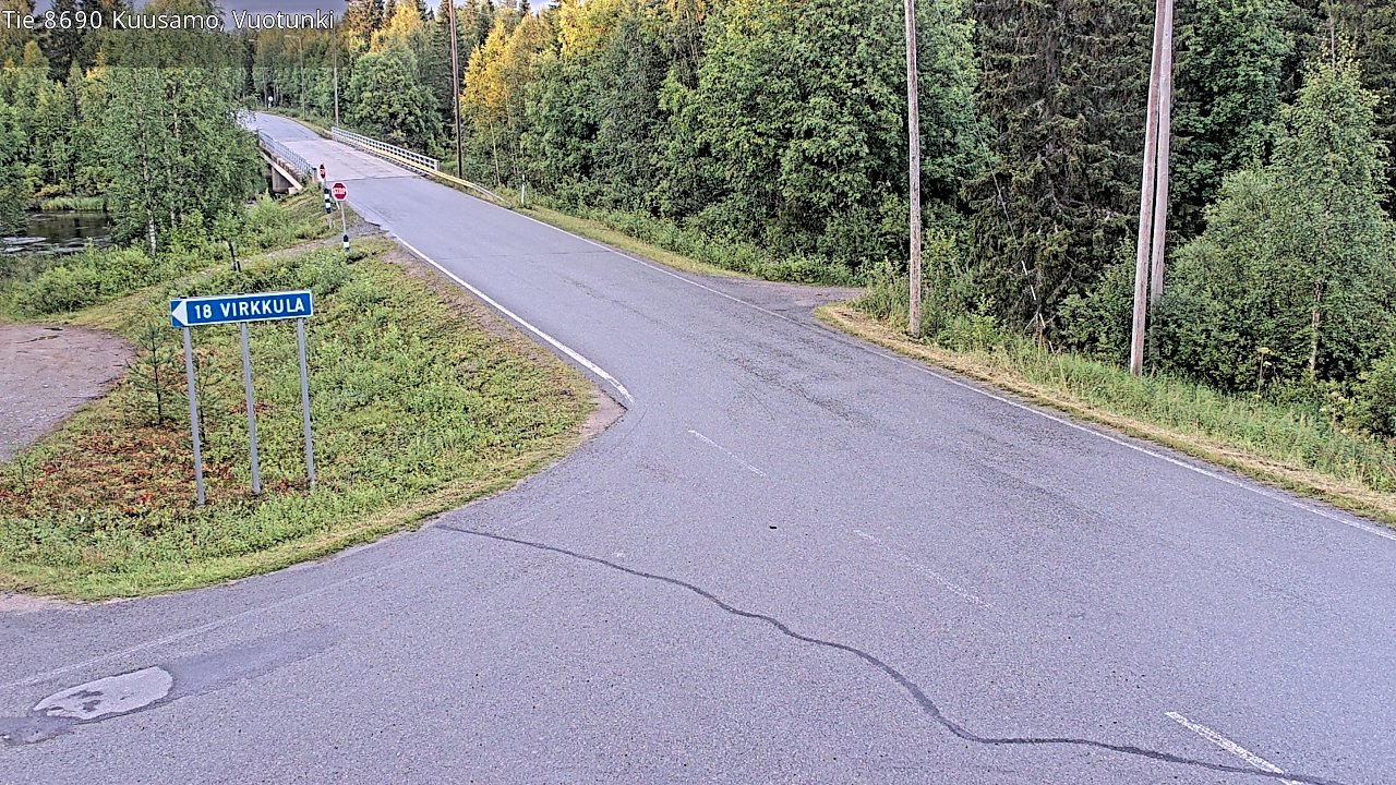 Kelikamerat Kuva Tie 8690 Kuusamo, Vuotunki, Kuusamo, Pohjois-Pohjanmaa
