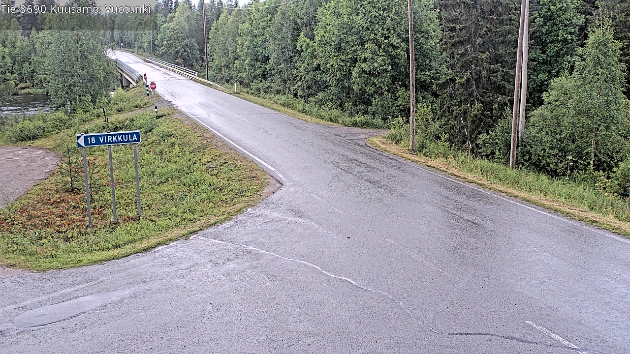 Kelikamerat Kuva Tie 8690 Kuusamo, Vuotunki, Kuusamo, Pohjois-Pohjanmaa