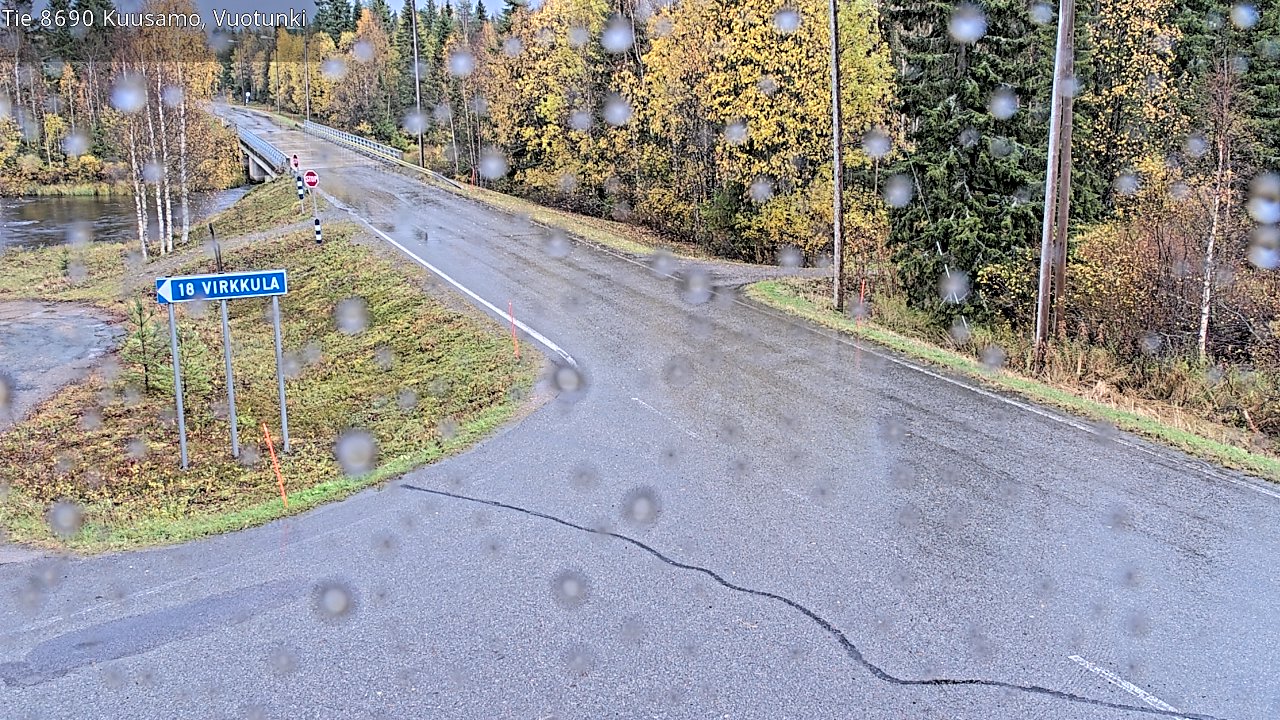 Kelikamerat Kuva Tie 8690 Kuusamo, Vuotunki, Kuusamo, Pohjois-Pohjanmaa