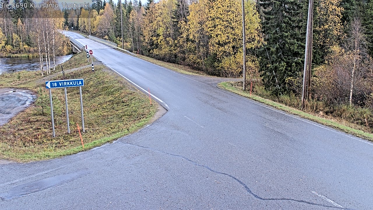 Kelikamerat Kuva Tie 8690 Kuusamo, Vuotunki, Kuusamo, Pohjois-Pohjanmaa