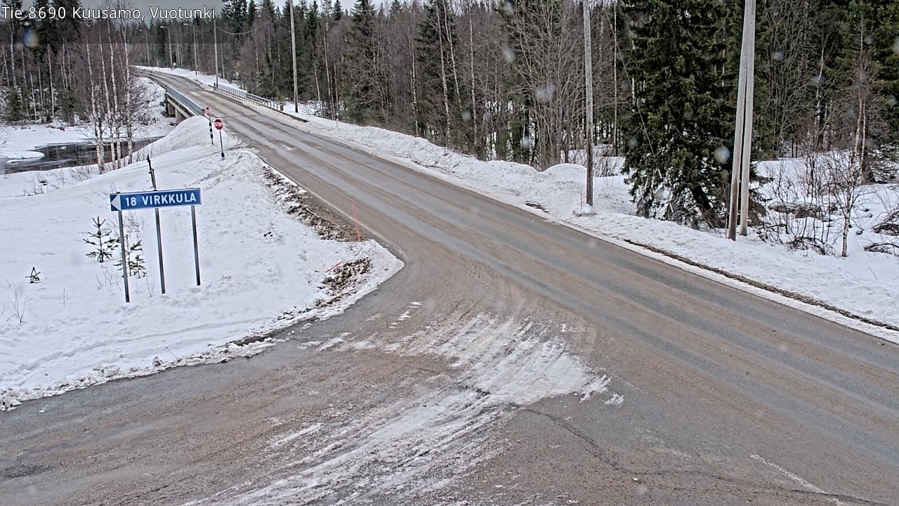 Kelikamerat Kuva Tie 8690 Kuusamo, Vuotunki, Kuusamo, Pohjois-Pohjanmaa