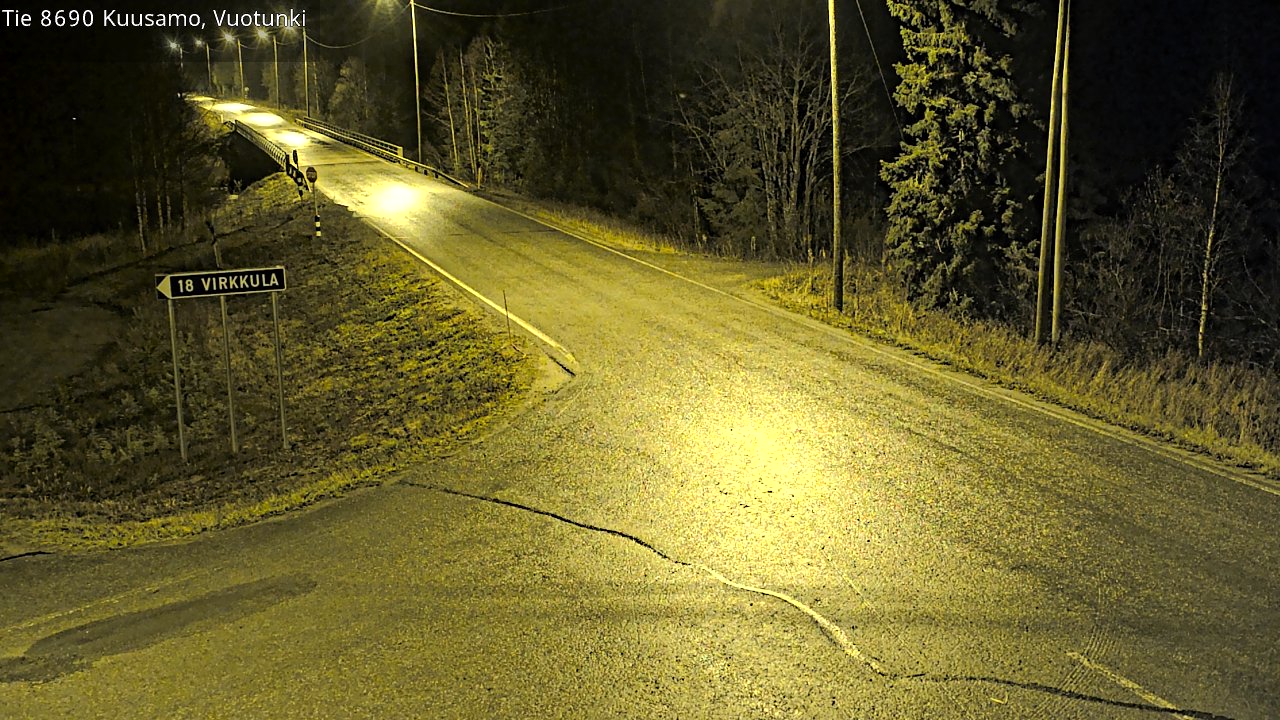 Kelikamerat Kuva Tie 8690 Kuusamo, Vuotunki, Kuusamo, Pohjois-Pohjanmaa