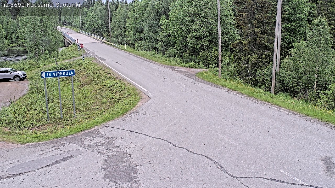 Kelikamerat Kuva Tie 8690 Kuusamo, Vuotunki, Kuusamo, Pohjois-Pohjanmaa