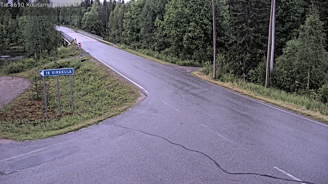 Kelikamerat Kuva Tie 8690 Kuusamo, Vuotunki, Kuusamo, Pohjois-Pohjanmaa