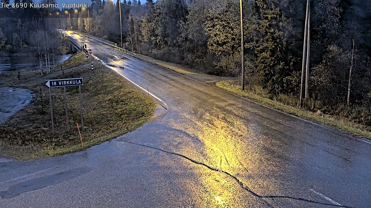 Weather Camera Image Road 8690 Kuusamo, Vuotunki, Kuusamo, Pohjois-Pohjanmaa
