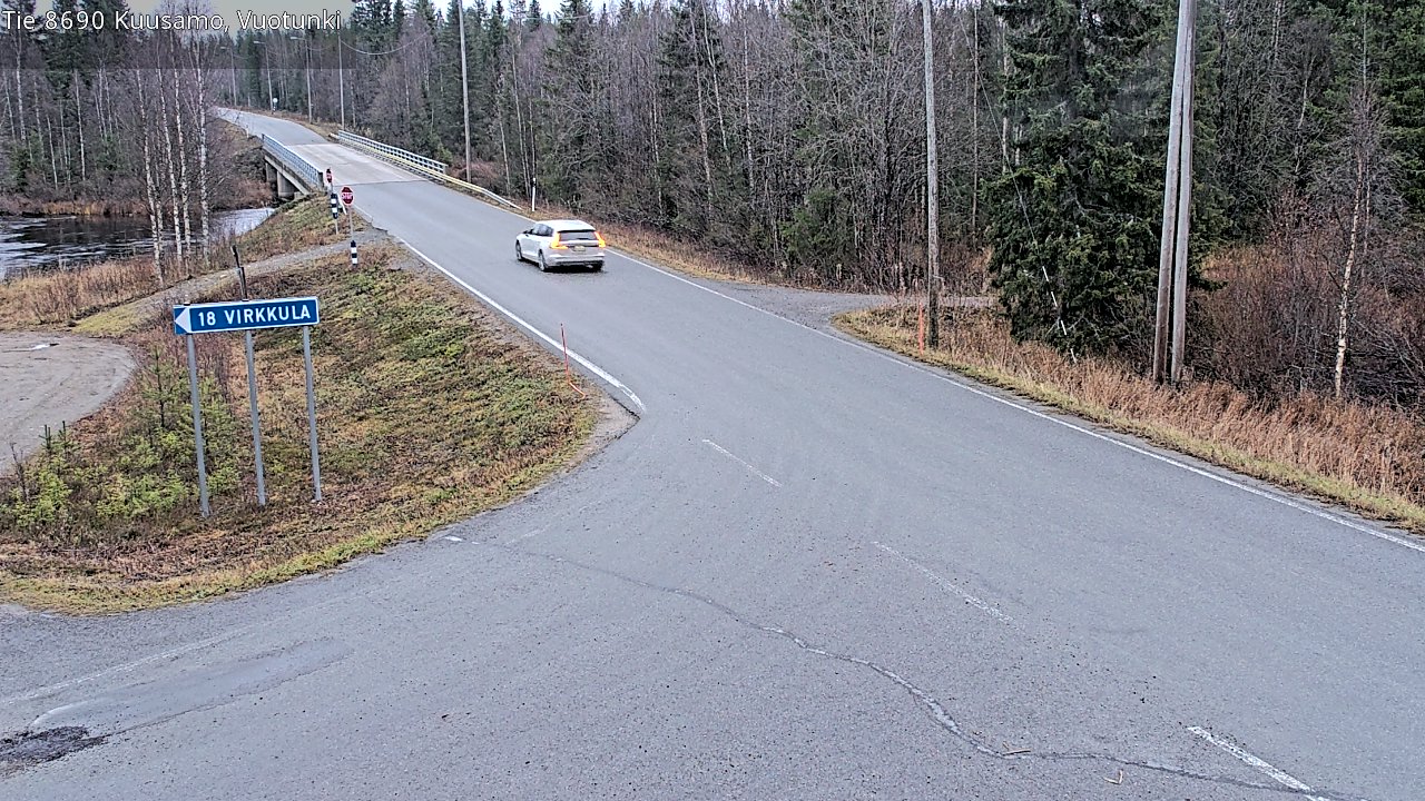 Kelikamerat Kuva Tie 8690 Kuusamo, Vuotunki, Kuusamo, Pohjois-Pohjanmaa