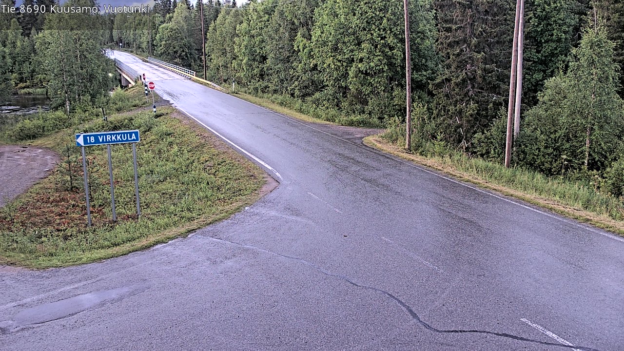 Kelikamerat Kuva Tie 8690 Kuusamo, Vuotunki, Kuusamo, Pohjois-Pohjanmaa