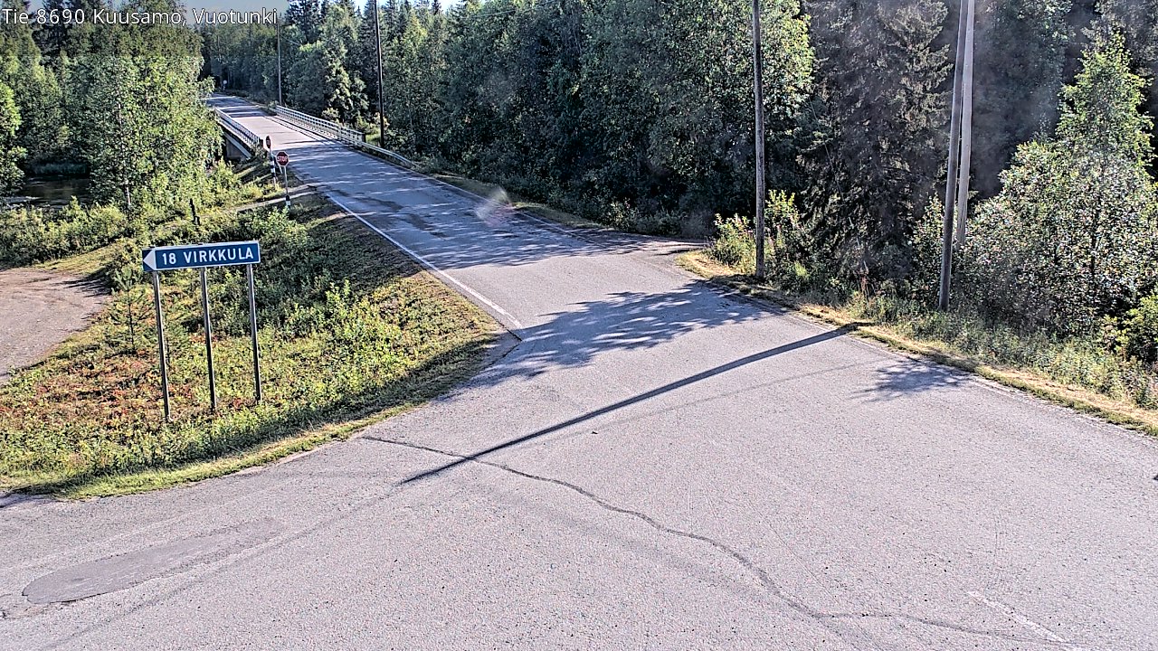 Kelikamerat Kuva Tie 8690 Kuusamo, Vuotunki, Kuusamo, Pohjois-Pohjanmaa
