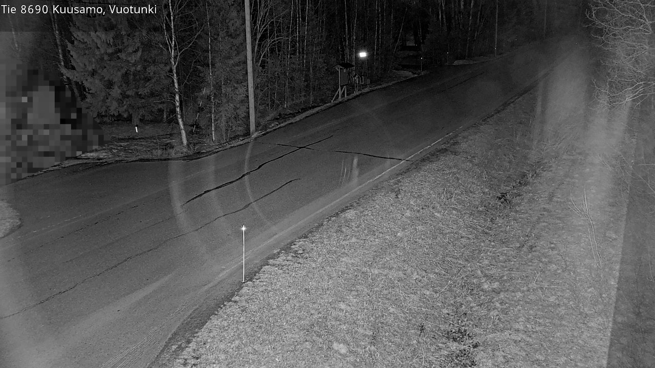 Weather Camera Image Road 8690 Kuusamo, Vuotunki, Kuusamo, Pohjois-Pohjanmaa