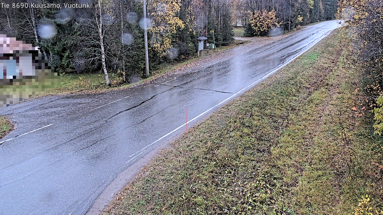 Weather Camera Image Väg 8690 Kuusamo, Vuotunki, Kuusamo, Pohjois-Pohjanmaa