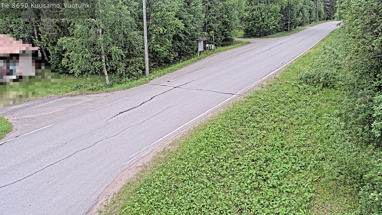 Weather Camera Image Väg 8690 Kuusamo, Vuotunki, Kuusamo, Pohjois-Pohjanmaa